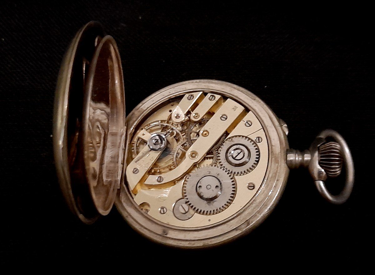 Rare Pocket Watch By Gedeon Thommen Late 19th Century-photo-2