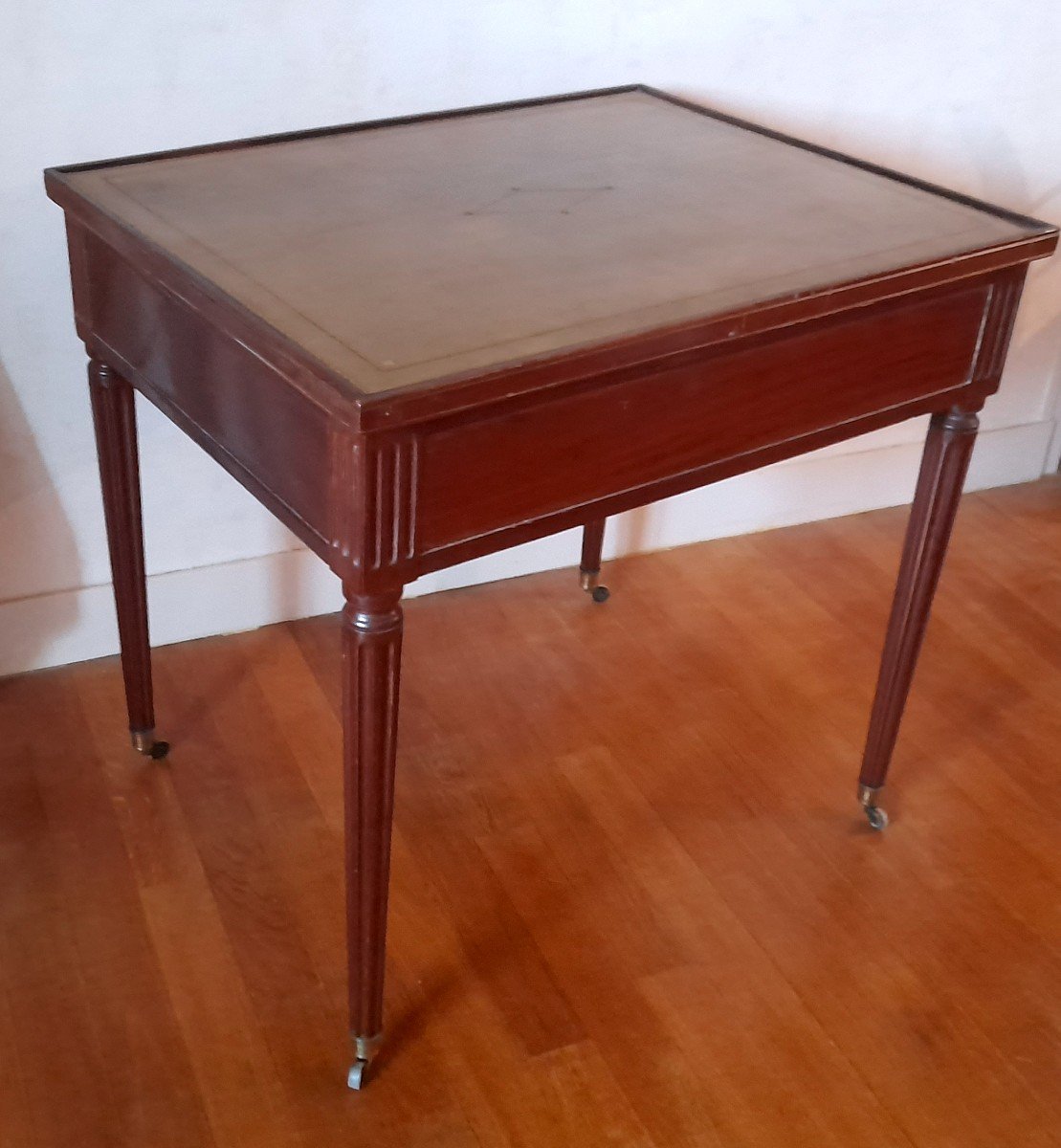 Louis XVI Period Writing Table And Tric Trac Or Backgammon Games Table From The 18th Century-photo-2