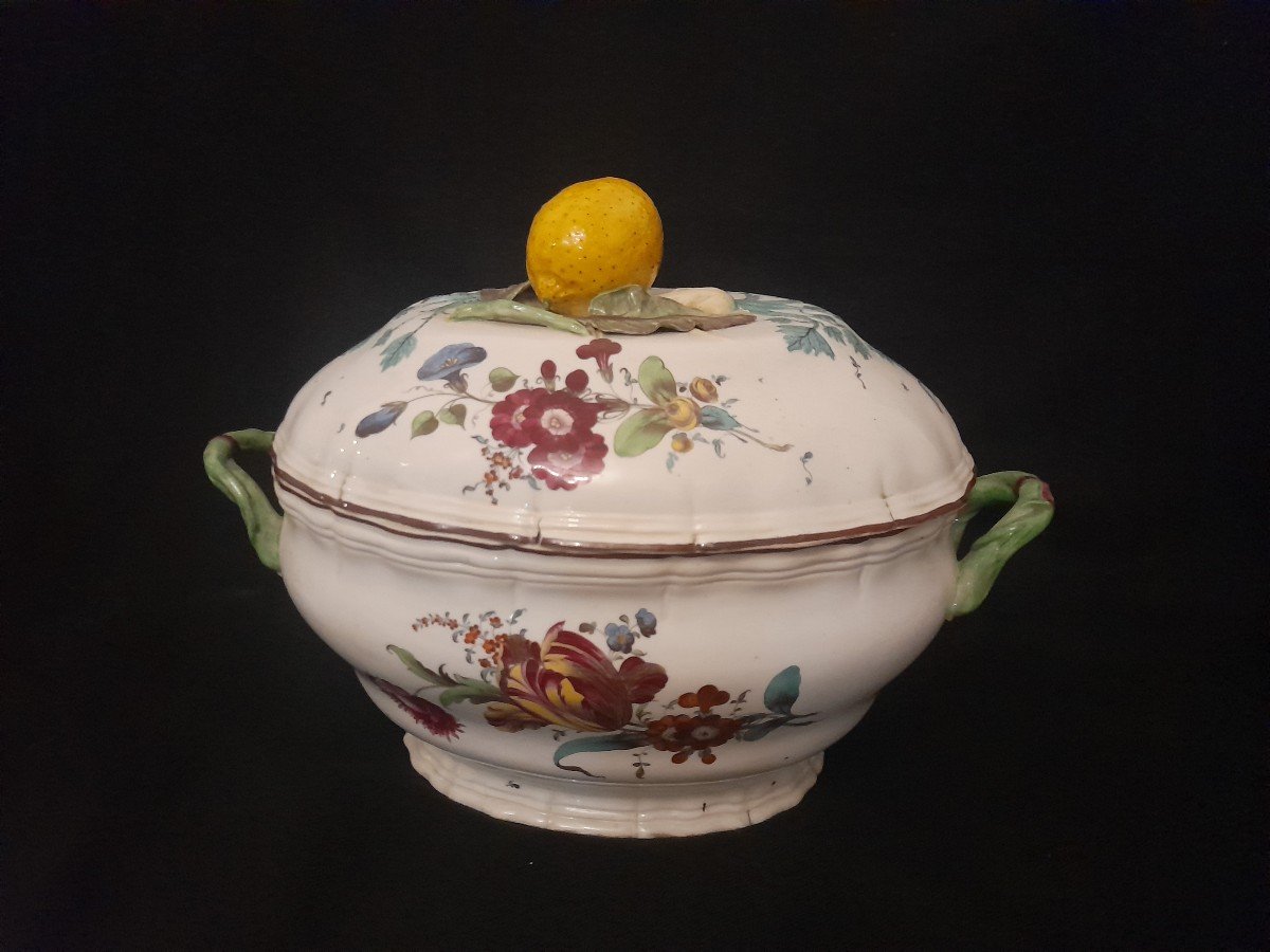 Soupiere Porcelaine Allemande Hochst Hoechst Epoque XVIIIeme Siecle