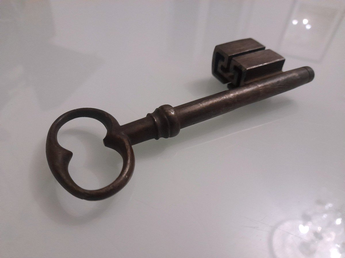 Old Key Or Safe Key From The 19th Century