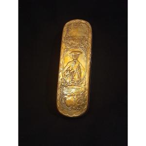 Dutch Brass Snuffbox, 18th Century, German