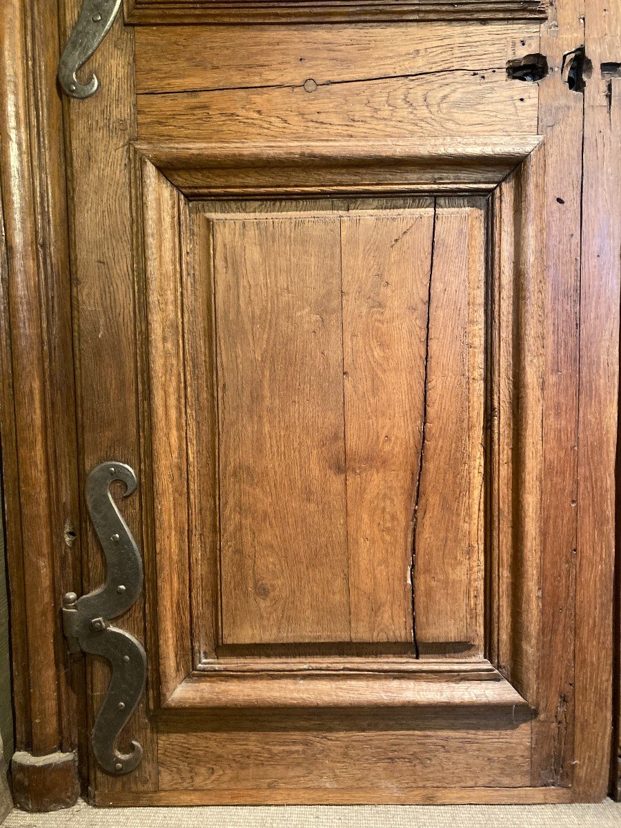 Louis XV Double Door With Its Mustache Hinges-photo-3
