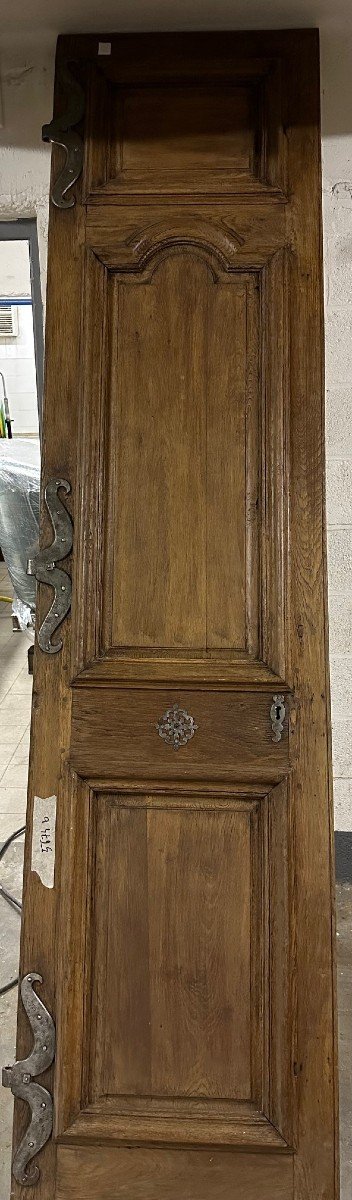 Louis XV Double Door With Its Mustache Hinges-photo-4