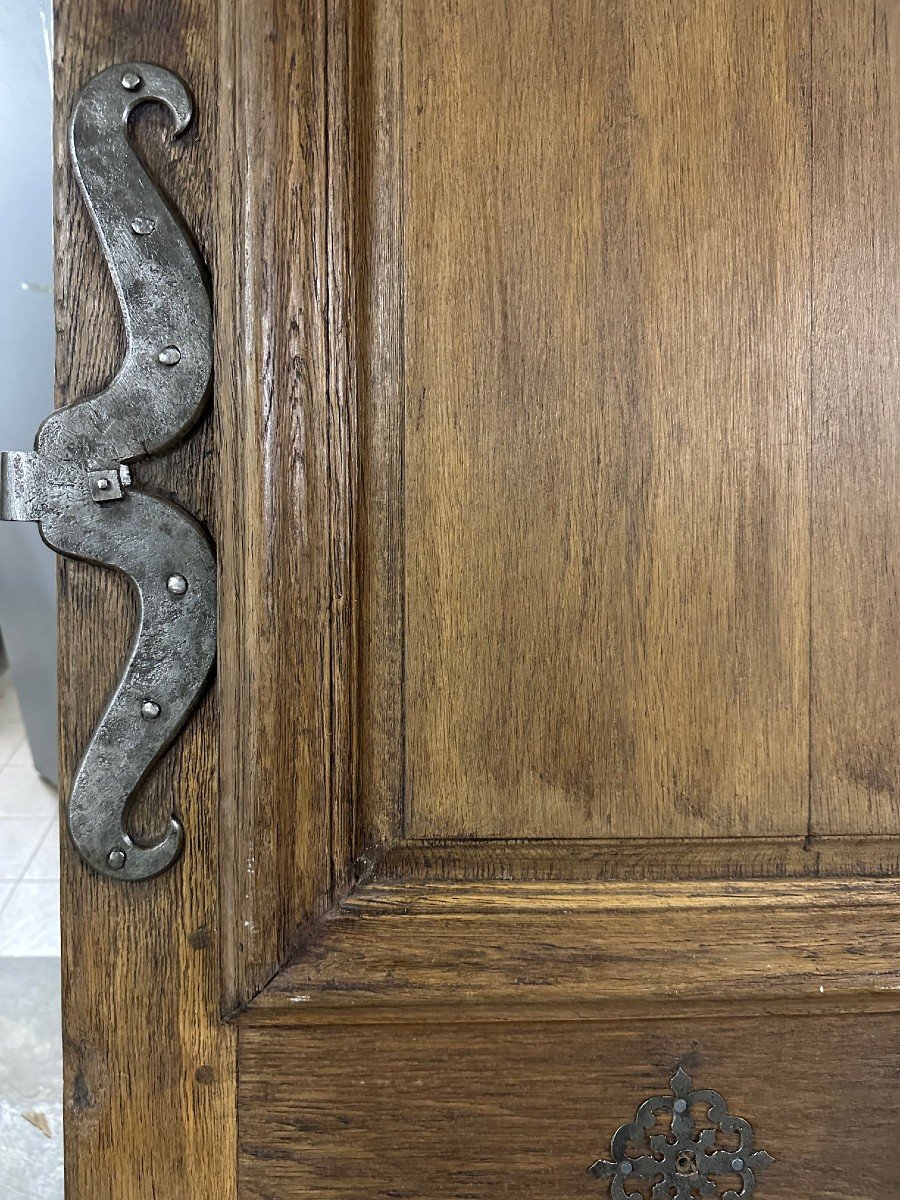 Louis XV Double Door With Its Mustache Hinges-photo-1