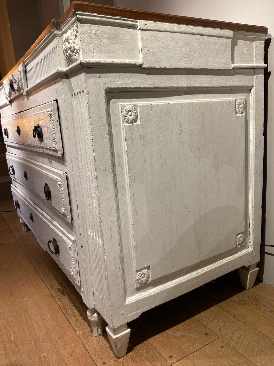 Louis XVI Chest Of Drawers, Late 18th Century-photo-3