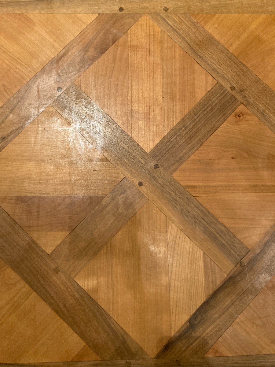 Parquet En Merisier Et Noyer -photo-3