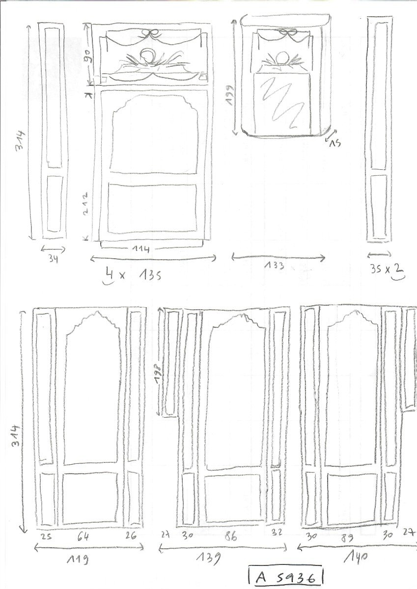 Regency Woodwork In Patinated Larch-photo-1