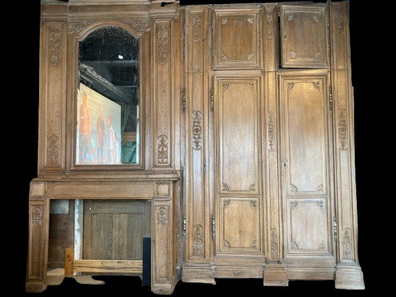 Boiserie Louis XIV En Chêne à La Capucine 