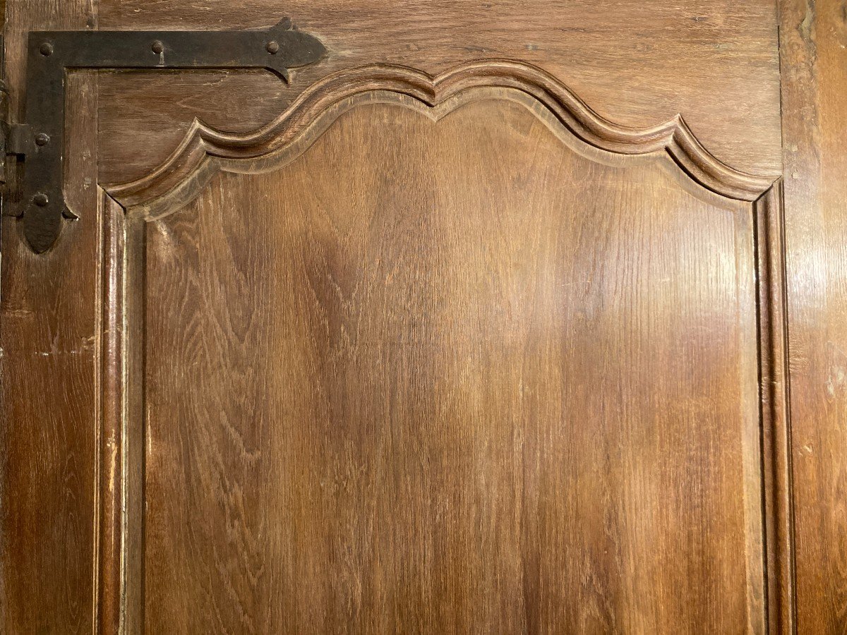 Entrance Door, 18th Century, In Oak-photo-2