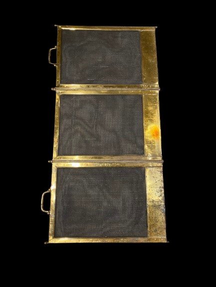 Three-panel Fireplace Screen 