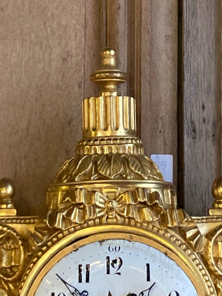 Louis XVI Portico Clock-photo-4