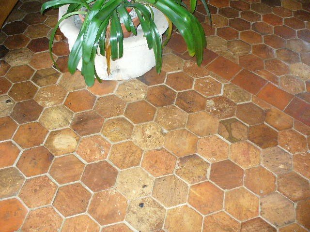 18th Century Floor Tiles - Hexagons 16cm X 16cm-photo-4