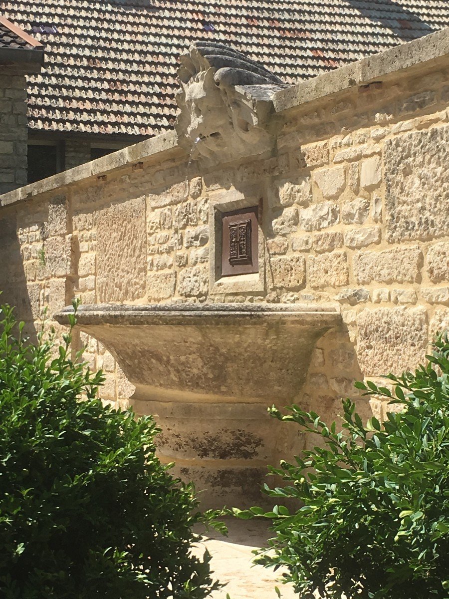 Burgundy Stone Walls