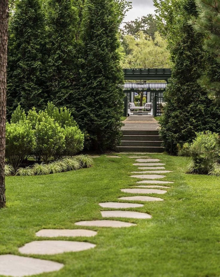 Vegetable Paths With Sandstone Slabs