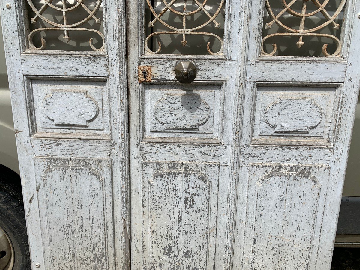 Large Entrance Door In Moucharabiehs - 19th Century, Circa 1870/1880-photo-2