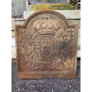 Fireplace Plate - Coat Of Arms Of The Duchy Of Lorraine, Circa 1700 