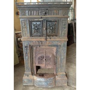 Stove - Cast Iron Fireplace - Circa 1830/1850