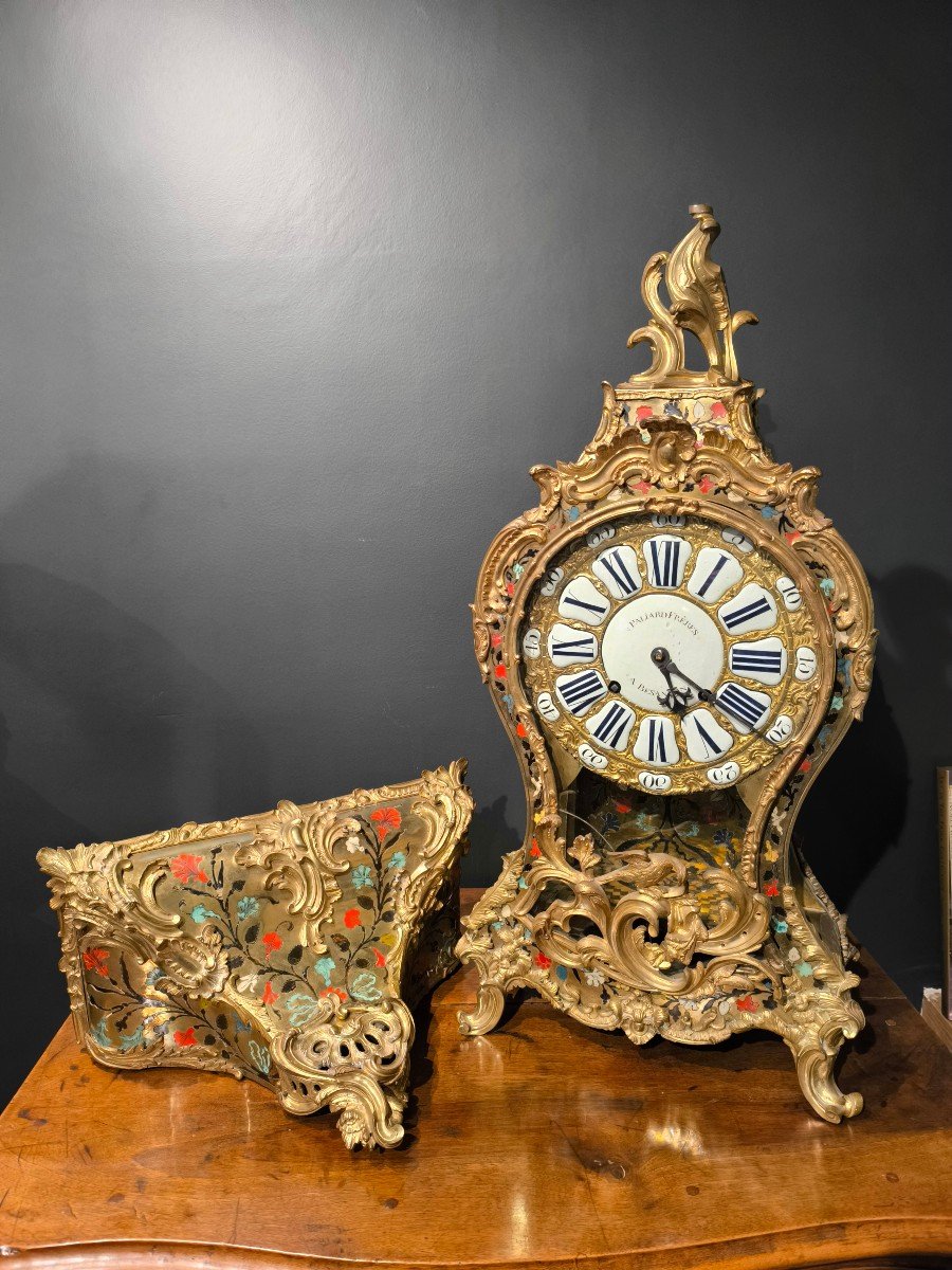 Exceptional And Large Cartel In Boulle Marquetry Called Aux Cinq Couleurs. Period 15th Century 