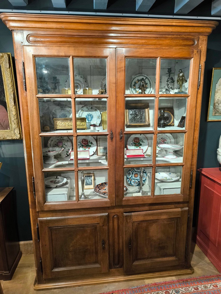 18th Century Walnut Display Cabinet