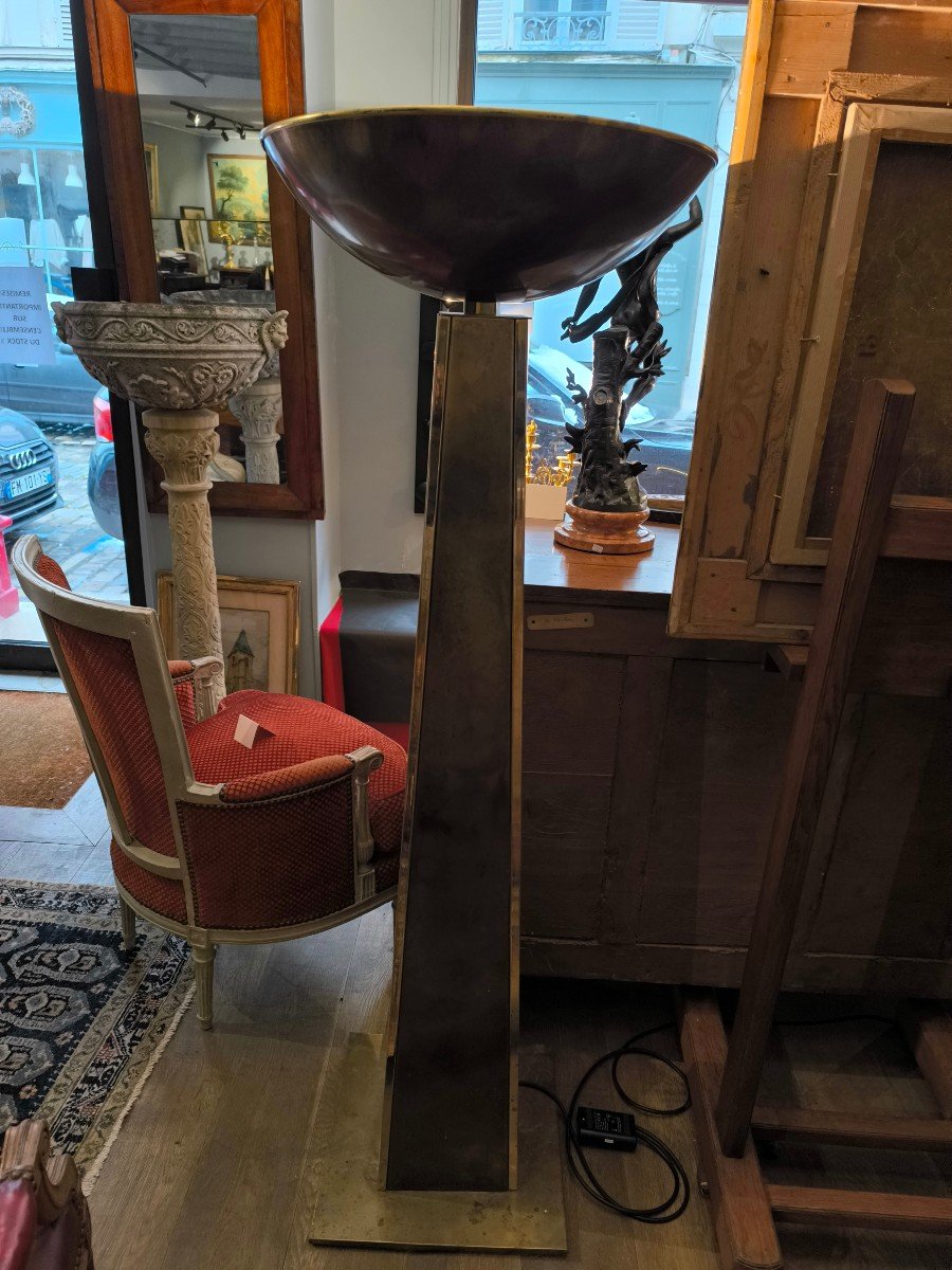 Belgo Chrome Floor Lamp From The 80s.