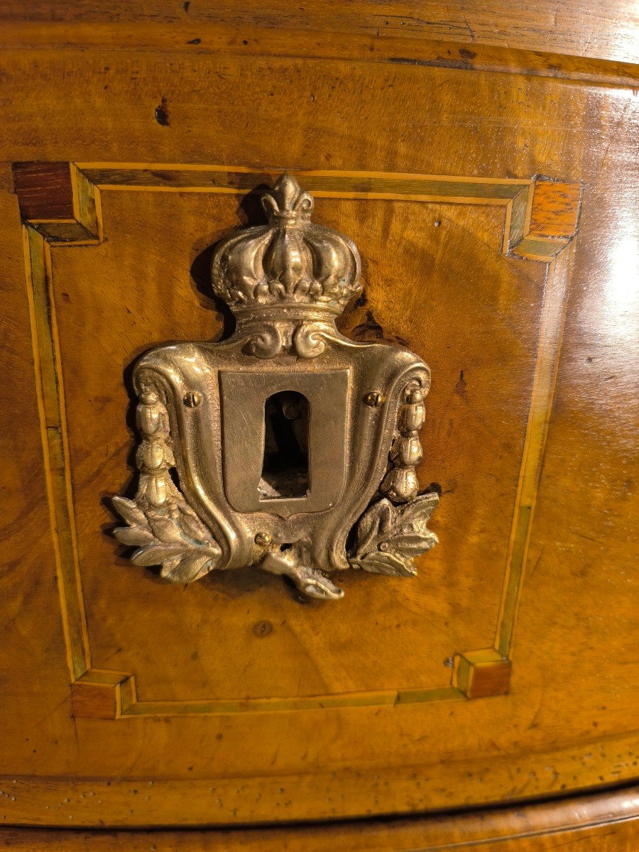 Commode En Noyer d'époque L XV-photo-1