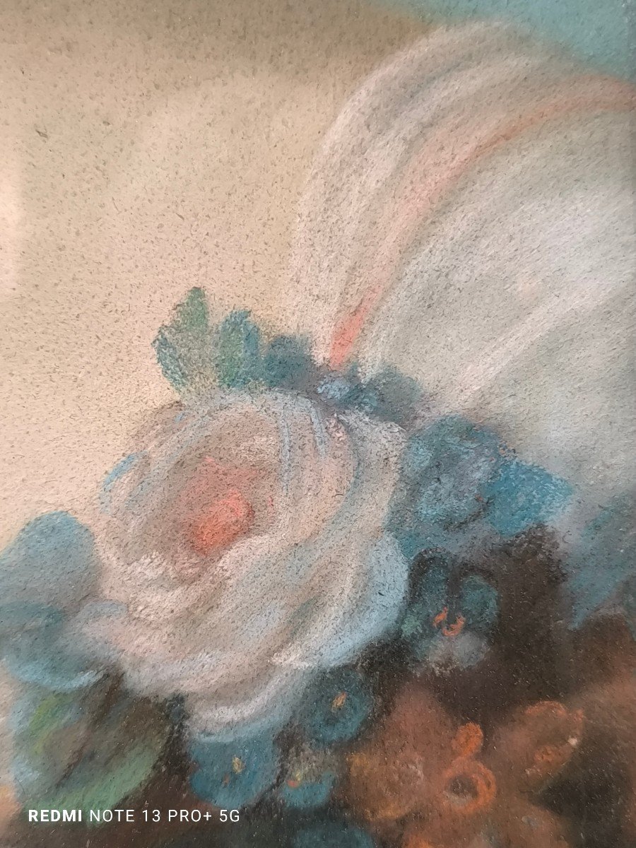 Pastel Du XVIIIème Siècle, Suiveur De François Boucher-photo-4