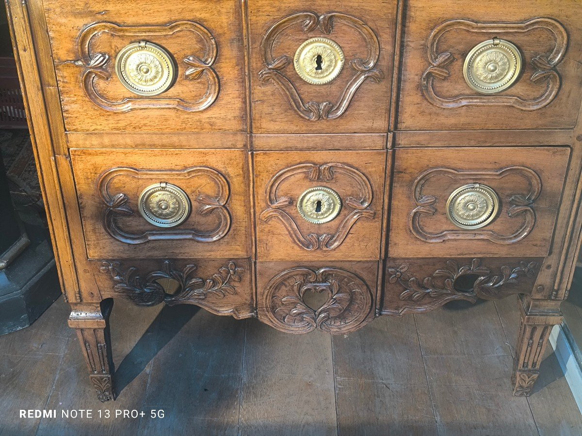 Commode Provençale De Mariage d'Epoque L XVI-photo-2