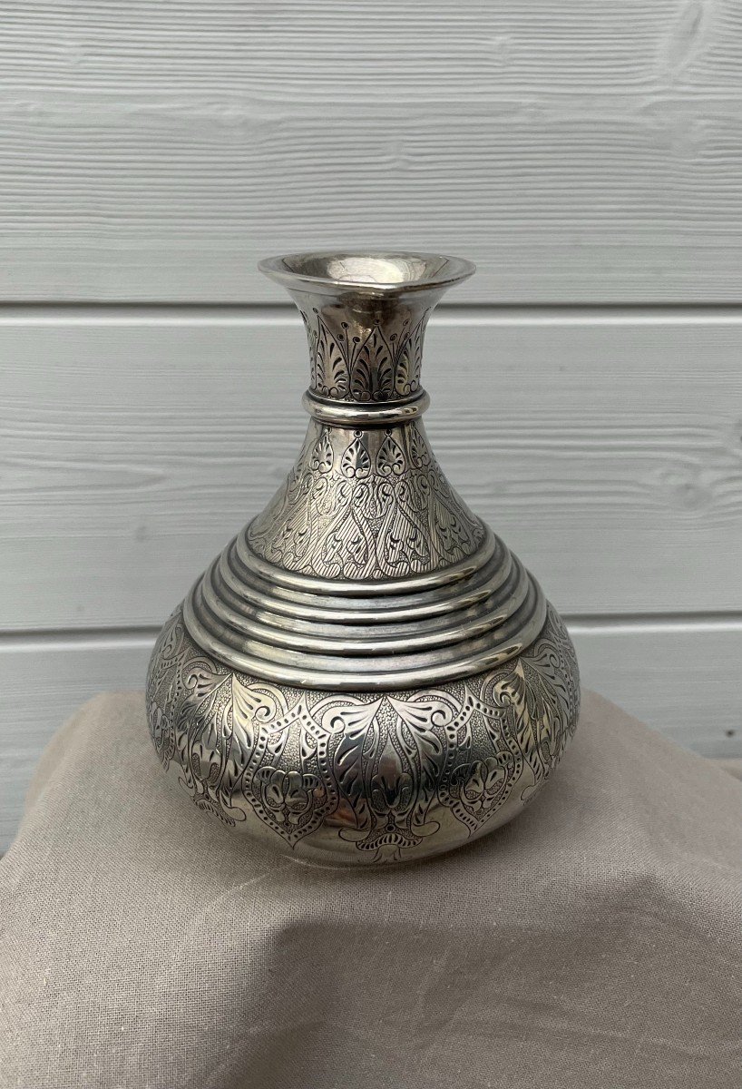 Henri Duponchel And Constant Revil Solid Silver Jug From The 19th Century Ottoman Orientalist Service-photo-8