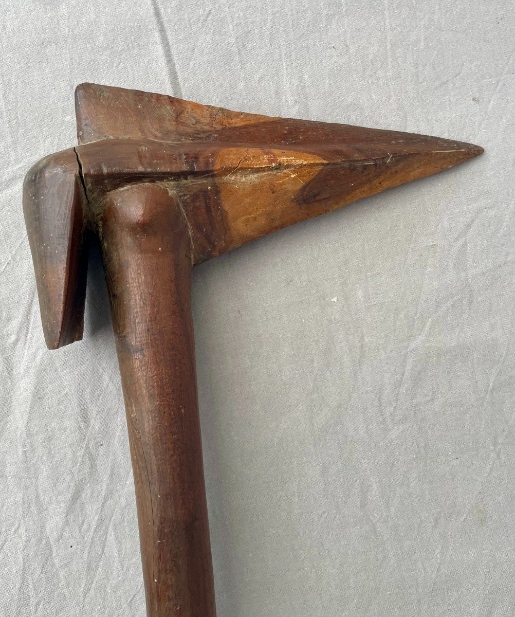 MASSUE de type « bec d’oiseau », cagou kagou Peuple Kanak, Nouvelle Calédonie XIXème 65 cm -photo-1