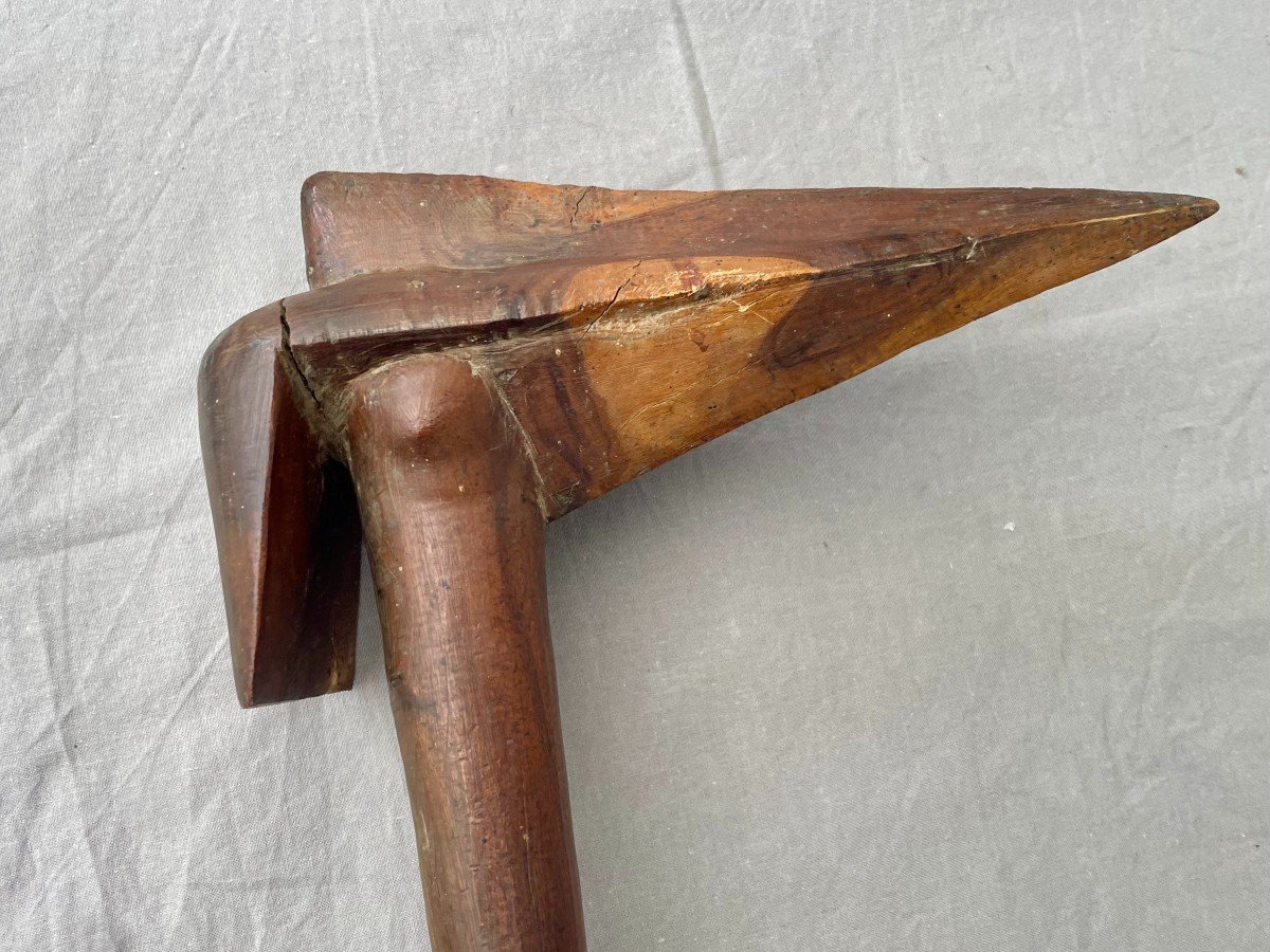 MASSUE de type « bec d’oiseau », cagou kagou Peuple Kanak, Nouvelle Calédonie XIXème 65 cm -photo-8