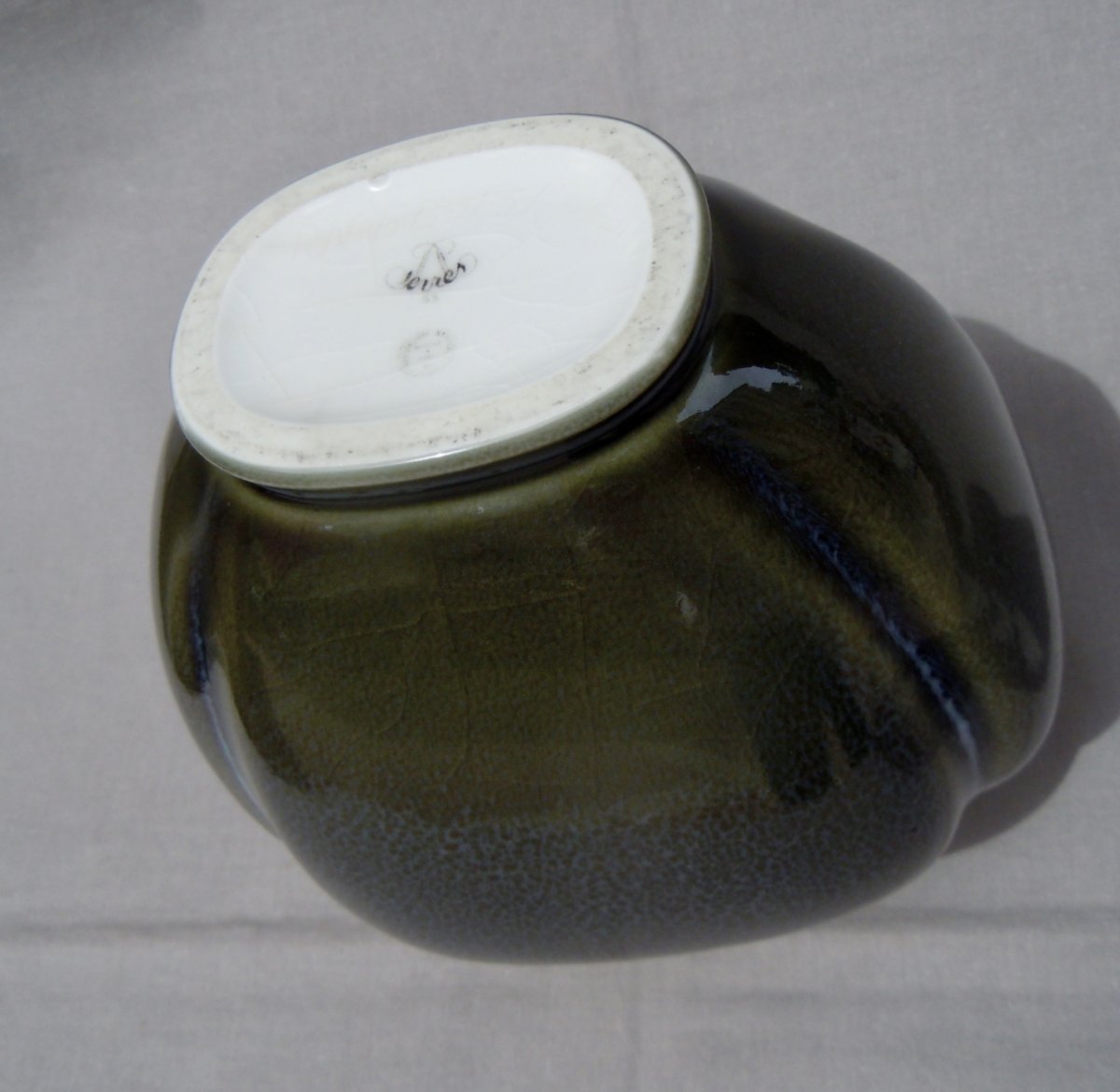 Émile Decœur (1876-1953) & Manufacture Nationale De Sèvres Sinisant Quadrilobé Vase Form D76-photo-1