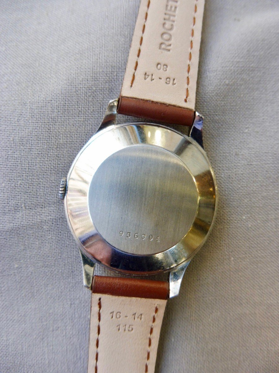 Jaeger Lecoultre Le Coultre Mechanical Men's City Watch Circa 1950/60 Complete Revision-photo-5