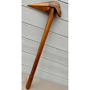 Kanak Bird Beak Mace Kagu Cagou New Caledonia Gaïac Wood 19th Century Melanesia