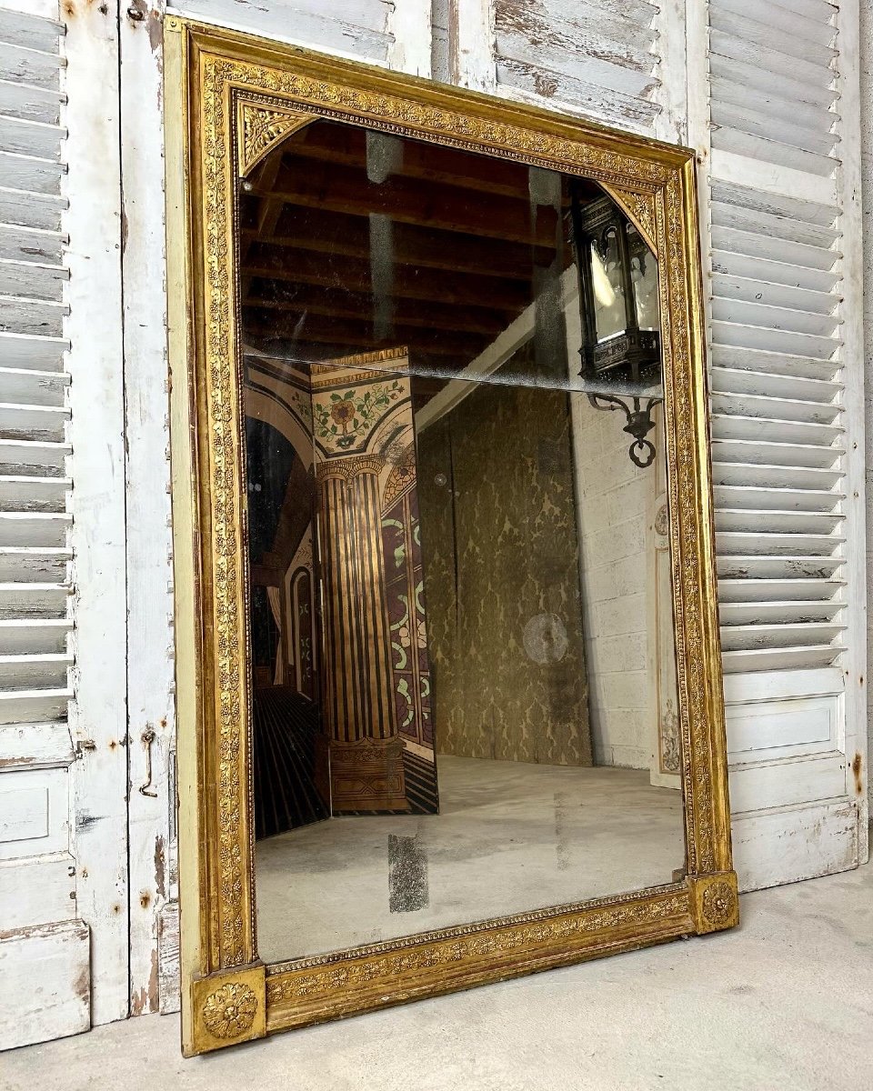 Miroir De Style Néo-classique époque 19ème Siècle