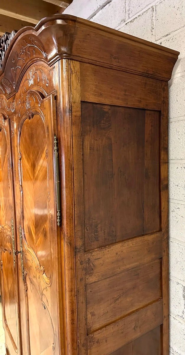 Armoire Rennaise En Merisier époque XIXème Siècle-photo-2