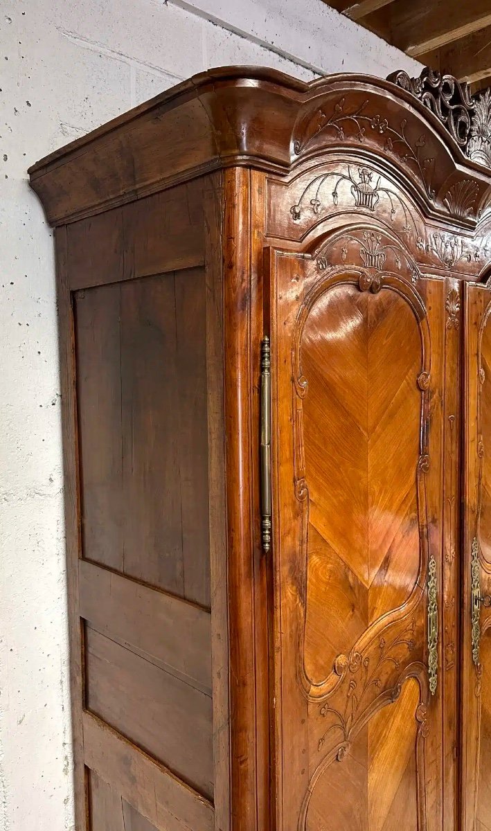 Armoire Rennaise En Merisier époque XIXème Siècle-photo-5