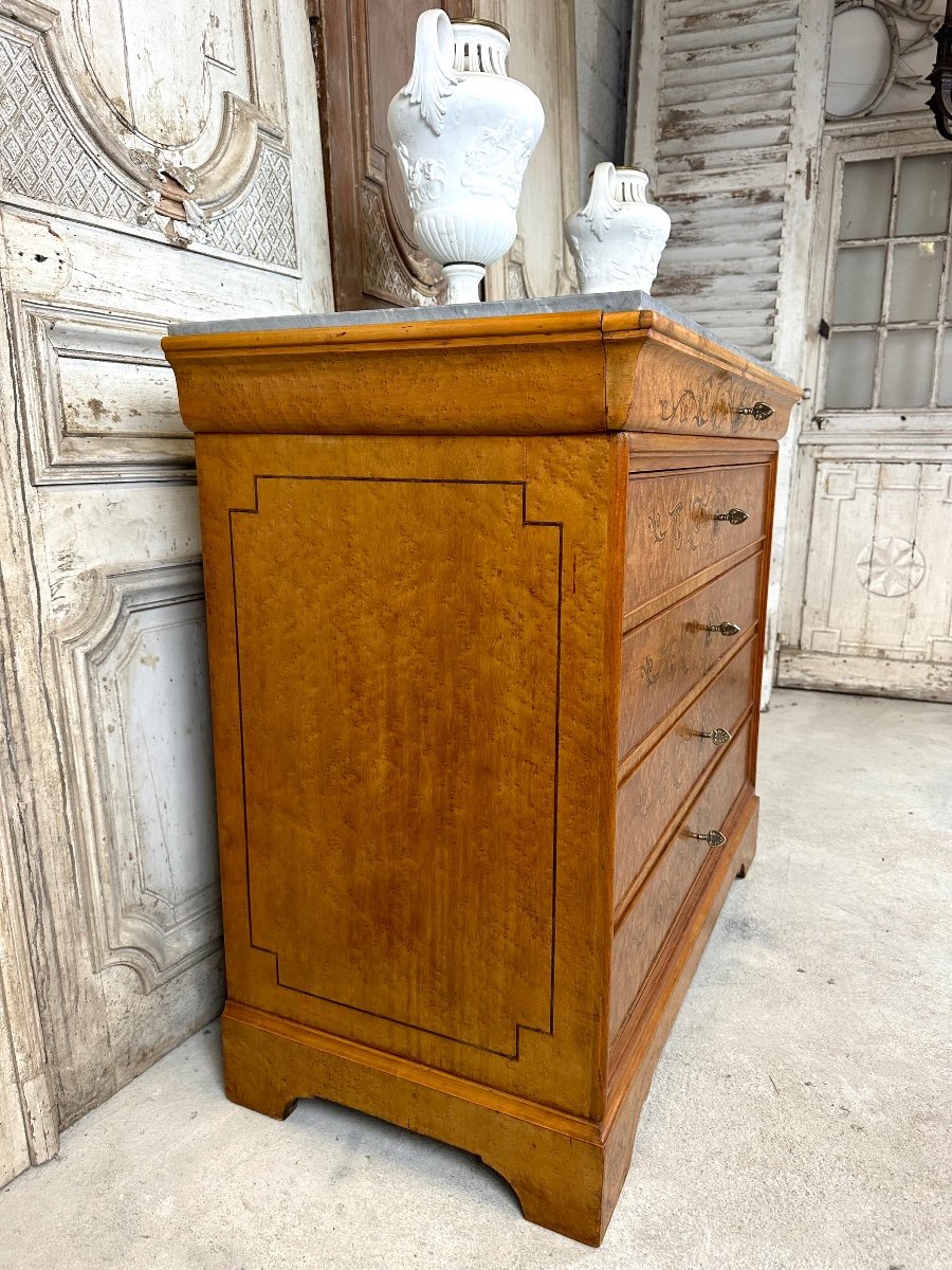 Commode De Style Charles X Circa 1950-photo-4