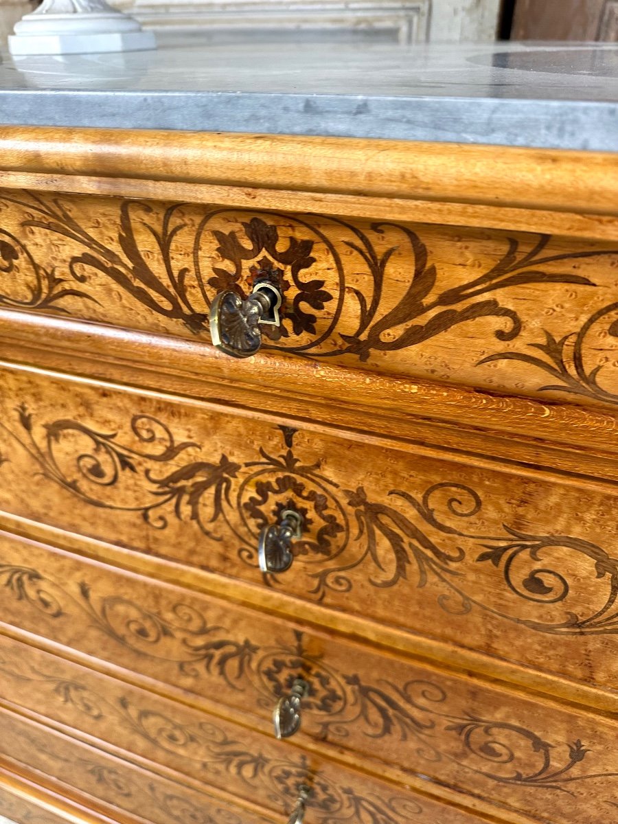 Charles X Style Chest Of Drawers Circa 1950-photo-3