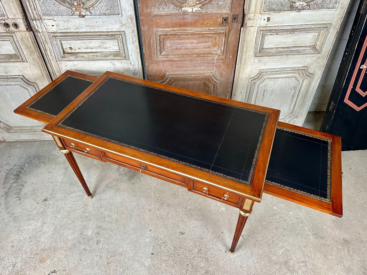 Small Louis XVI Style Flat Desk-photo-3