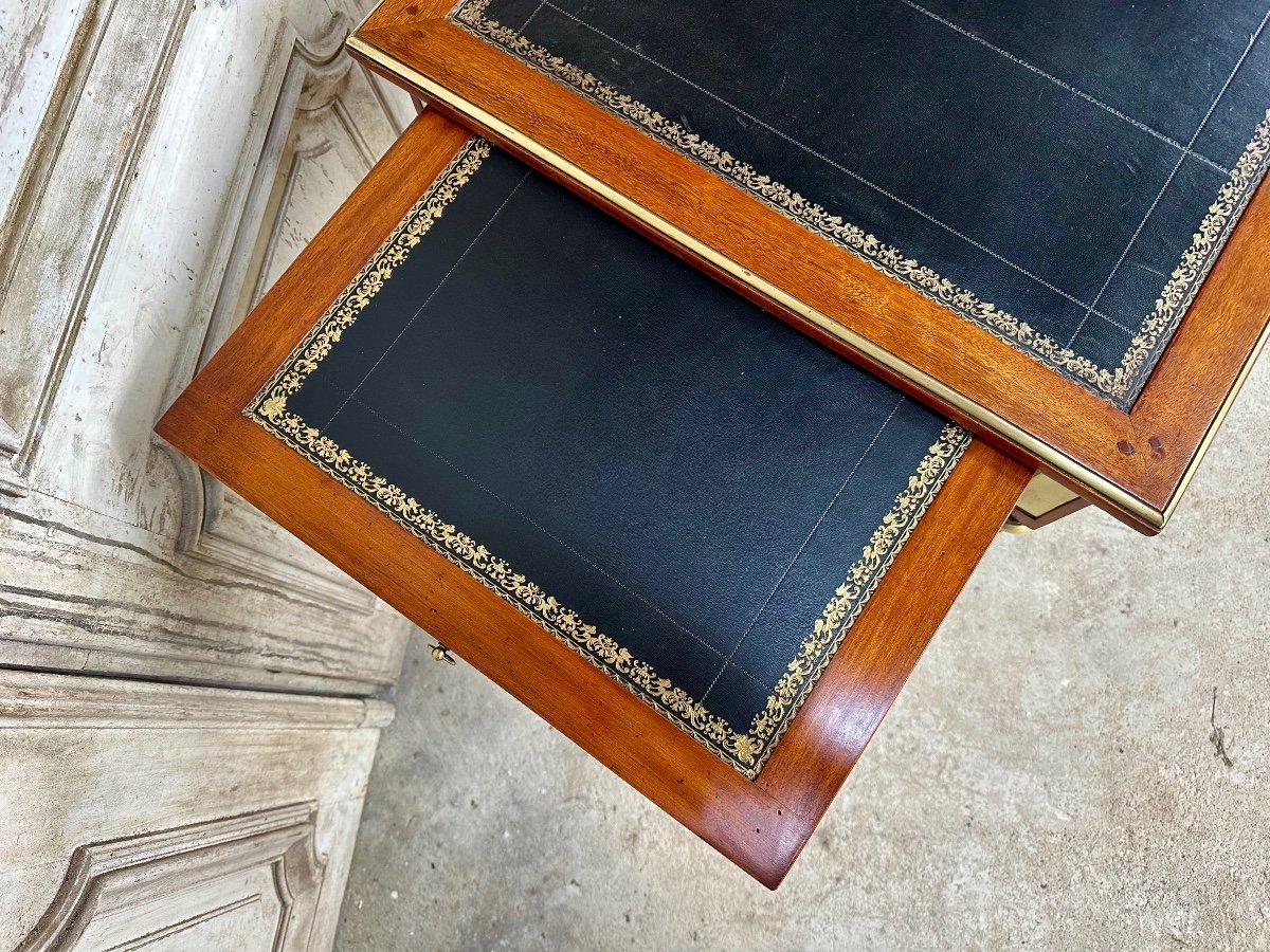 Small Louis XVI Style Flat Desk-photo-2