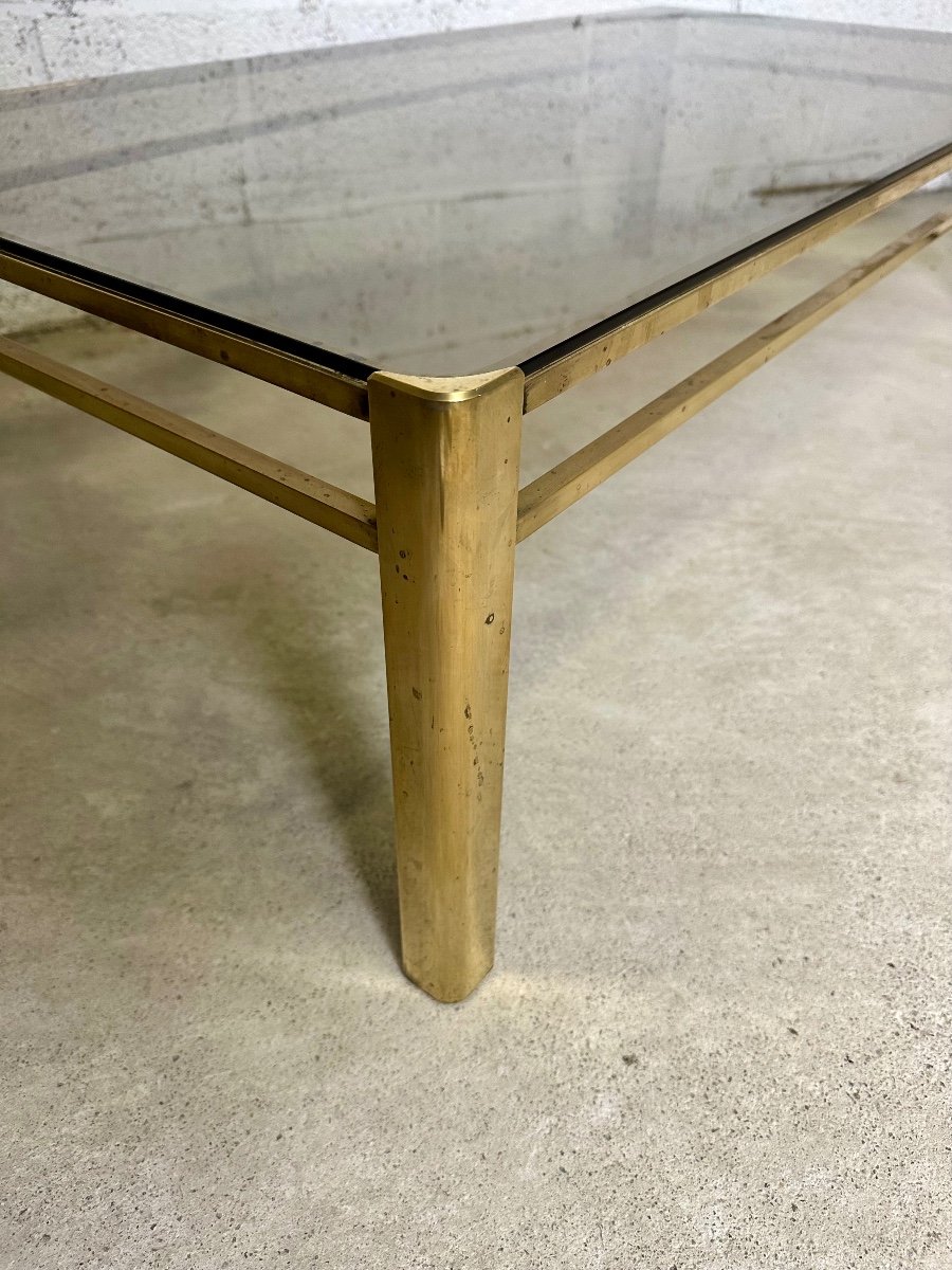 60s Bronze Coffee Table-photo-3