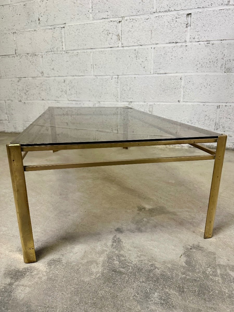 60s Bronze Coffee Table-photo-2