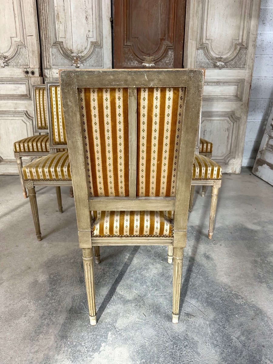 Set Of 6 Louis XVI Style Chairs-photo-2