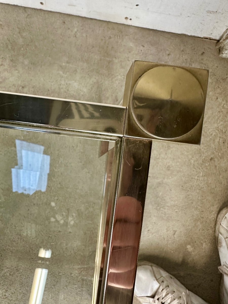 Pair Of Vandel Plexiglas Side Tables 1970-80s-photo-7