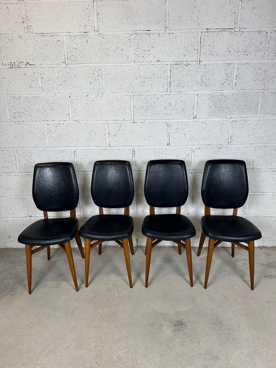 Set Of 4 Vintage Chairs