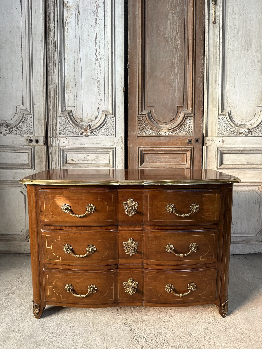 Louis XIV Style Chest Of Drawers By Maison Mailfert-photo-2