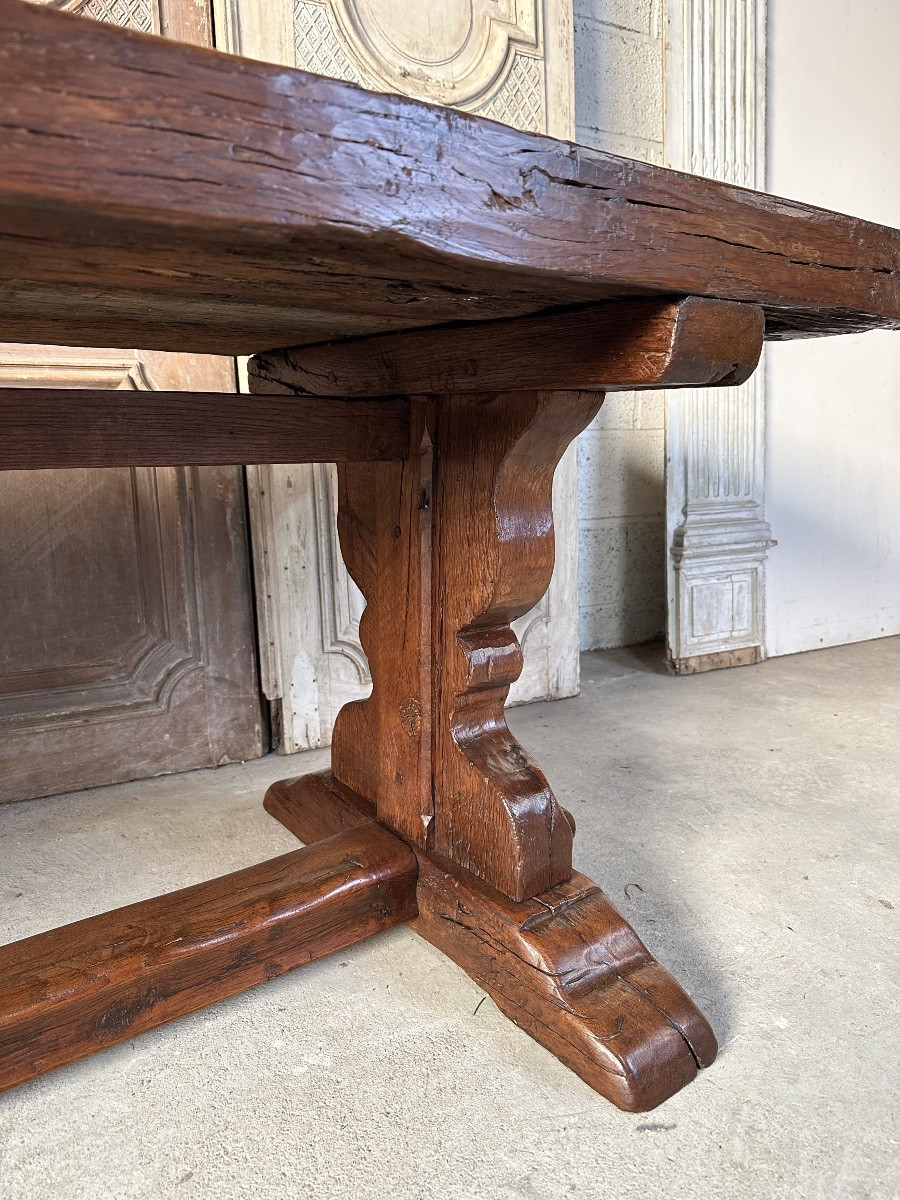 20th Century Oak Monastery Table-photo-6