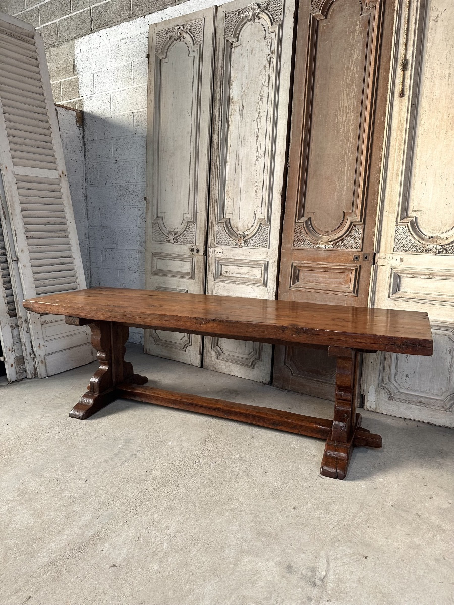 Table De Monastère En Chêne 20e Siècle