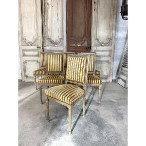 Set Of 6 Louis XVI Style Chairs