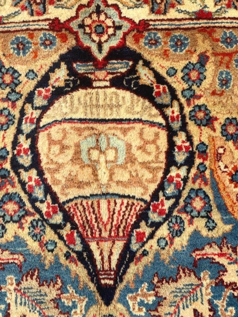 Very Large Persian Kashmar Rug (circa 1990)-photo-2